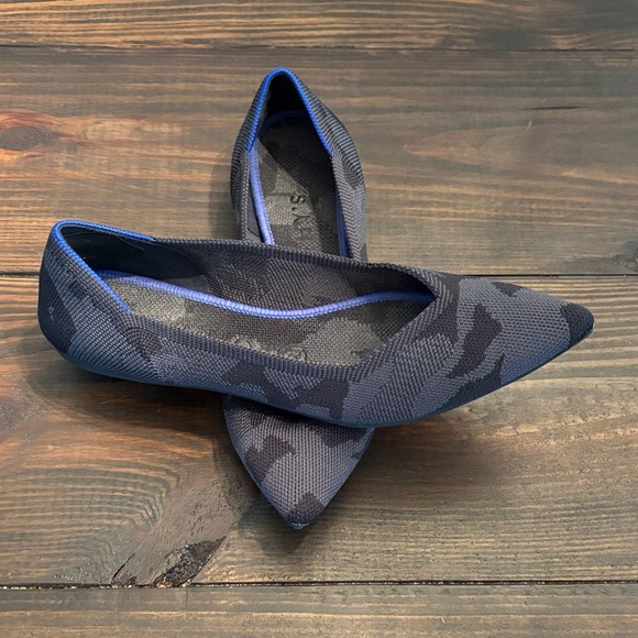 Rothy's Black and Gray Camouflage Flats - Picture 2 of 4